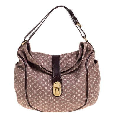 Pre-owned Louis Vuitton Sepia Monogram Idylle Romance Bag In Pink