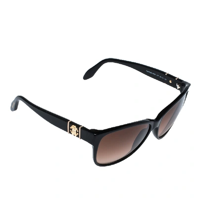 Pre-owned Roberto Cavalli Black/brown Gradient 650s Caprifoglio Sunglasses