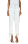 ISABEL MARANT TIE CUFF TAPERED JEANS,PA1758-20A022I