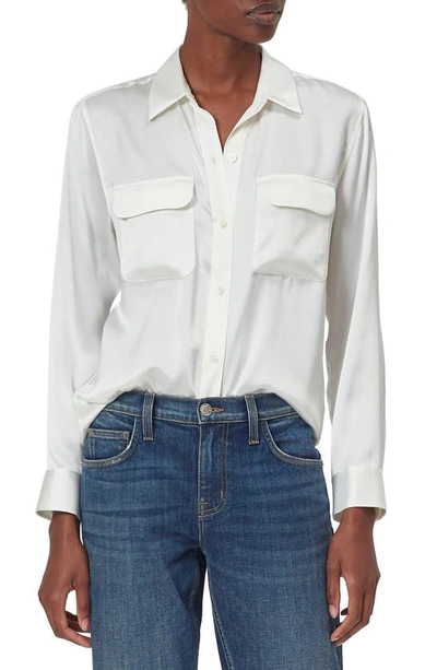 Equipment White Silk Slim Signature Shirt