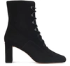 BY FAR CLAUDE LACED ANKLE BOOTS,BYFS6D5TBCK