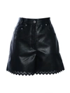 STELLA MCCARTNEY MADDOX SHORTS IN BLACK