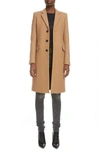 SAINT LAURENT THREE-QUARTER CASHMERE COAT,517798Y143V