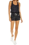 Vuori Clementine Romper In Black Camo