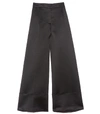 SIMONE ROCHA Wide Leg Trousers in Black