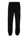 OFF-WHITE COTTON SWEATtrousers IN BLACK