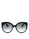 GUCCI GG0325 BLUE SUNGLASSES IN ACETATE