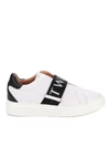 TWINSET LOGO BAND SNEAKERS IN WHITE