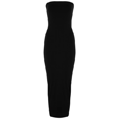 Wolford Fatal Cut Out Midi Dress In Black