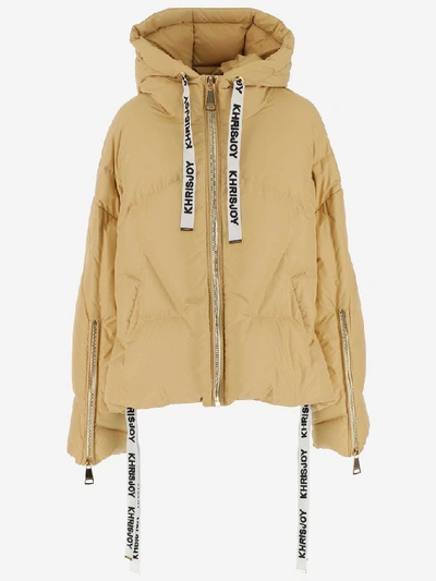 Khrisjoy Khris Down Jacket In Beige