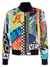 VERSACE VERSACE REVERSIBLE BOMBER JACKET