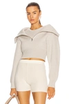 Jacquemus Risoul Layered Ribbed Merino Wool Sweater In Grey