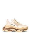 Balenciaga Sole Mesh Double Pull Reinforced Sneakers In Neutral