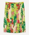 DRIES VAN NOTEN HAWAIIAN PRINT PLEATED SKIRT,000708871