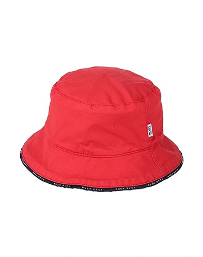 Hugo Boss Hats In Red