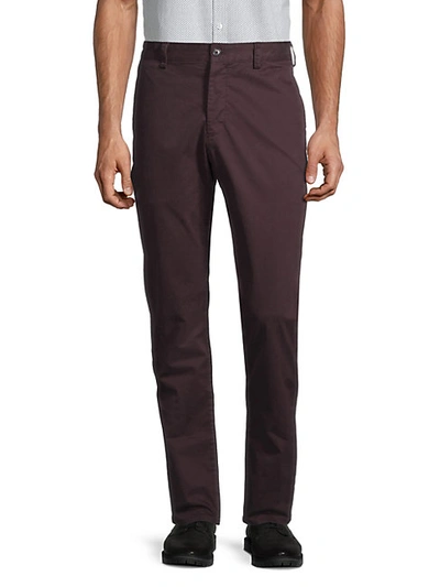French Connection Machine Stretch-cotton Pants In Kahula Brown