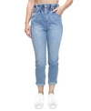 ALMOST FAMOUS CRAVE FAME JUNIORS' PAPERBAG-WAIST SKINNY JEANS