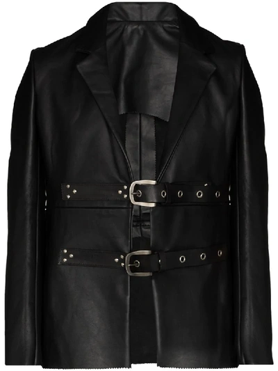 Tokyo James Homecoming Buckled Blazer In Black