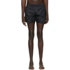 OFF-WHITE OFF-WHITE BLACK LOGO SWIM SHORTS