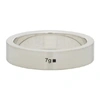LE GRAMME SILVER BRUSHED 'LE 7 GRAMMES' RIBBON RING