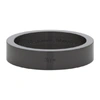 Le Gramme Black Polished Ceramic 'le 3 Grammes' Ribbon Ring In Black