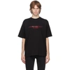 OPENING CEREMONY BLACK EMBROIDERED LOGO T-SHIRT