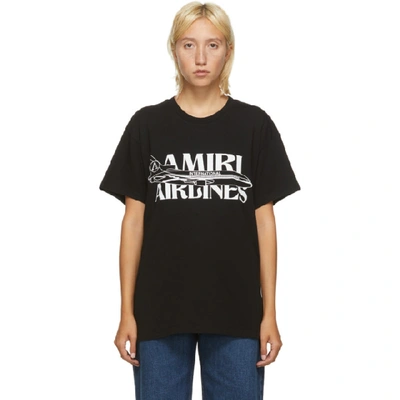 Amiri Black Airplanes T-shirt