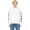 OFF-WHITE WHITE PENCIL ARCH HOODIE