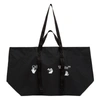 OFF-WHITE BLACK PVC LOGO TOTE