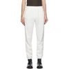 HAIDER ACKERMANN OFF-WHITE LOGO TAPE PERTH LOUNGE PANTS