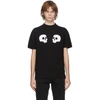 PALM ANGELS BLACK SKULLS T-SHIRT