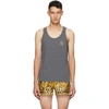 VERSACE GREY MEDUSA TANK TOP