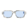 A-COLD-WALL* A-COLD-WALL* WHITE RETROSUPERFUTURE EDITION MARBLE SUNGLASSES