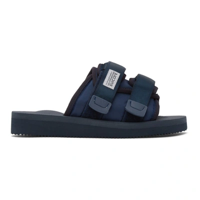 Suicoke Navy Moto-cab Sandals In Navy