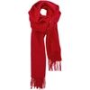 BLESS RED CASHMERE ZIP SCARF