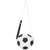 BLESS BLESS SSENSE EXCLUSIVE BLACK AND WHITE SOCCER BALL SHOULDER BAG