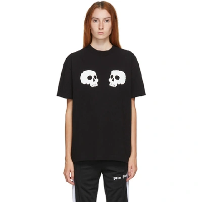 Palm Angels Black Skulls T-shirt