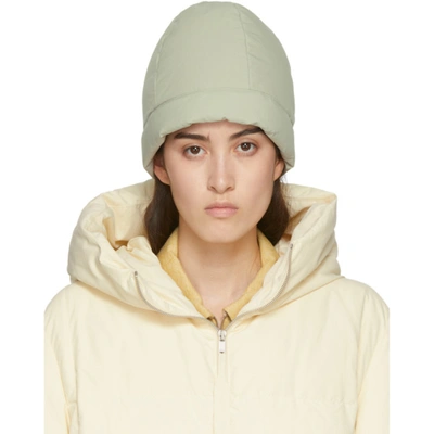 Jil Sander Six-panel Construction Padded Beanie In 330 Ltgrey
