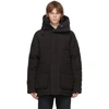 CANADA GOOSE BLACK DOWN 'BLACK LABEL' WEDGEMOUNT PARKA