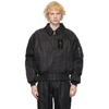 ALYX 1017 ALYX 9SM BLACK INSULATED BOMBER JACKET