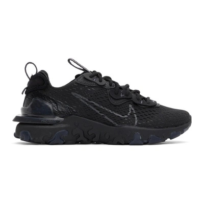 Nike React Vision Low Top Sneakers In Black