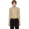 ANDERSSON BELL ANDERSSON BELL BEIGE JERSEY LOGO TURTLENECK