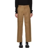 ANDERSSON BELL TAN DOUBLE KNEE WIDE TROUSERS