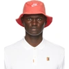 NIKE RED WASHED NSW BUCKET HAT