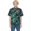 Msgm Shirts In 70 Blk/purp