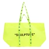 OFF-WHITE OFF-WHITE YELLOW PVC COMMERCIAL TOTE