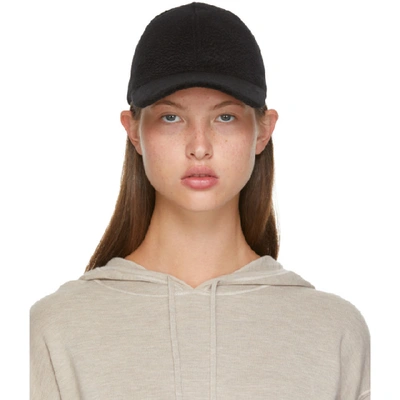 Max Mara Black Wool Amiche Cap