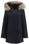 Woolrich Arctic Detachable Fur Parka Clothing In Blue