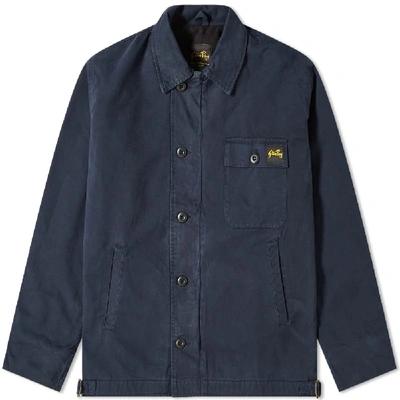 Stan Ray A2 Deck Jacket In Blue