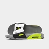 Nike Men's Air Max 90 Slide Sandals In Smoke Grey/volt/black/smoke Grey